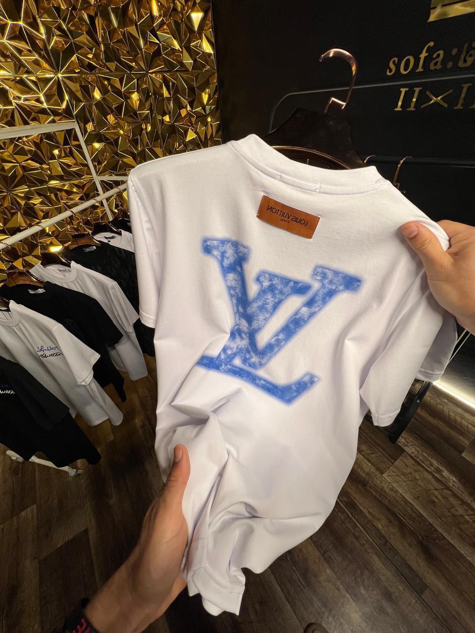 Camiseta Louis Vuitton Monogram Pop Art Blanca